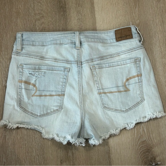 American Eagle High Rise Shortie Jean Shorts - Picture 7 of 13